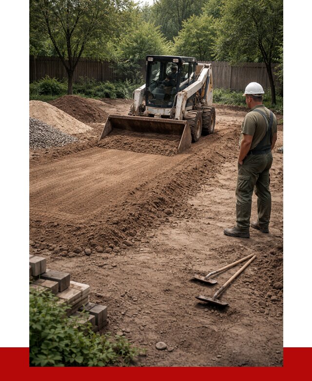 Выравнивание участка под ключ в Реже от 3834 р. | ПРОНЕРУДРеж