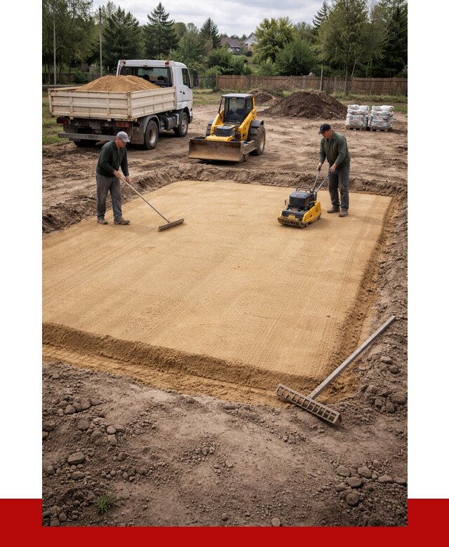 Устройство песчаной подушки в Реже от 4929 р. ПРОНЕРУДРеж