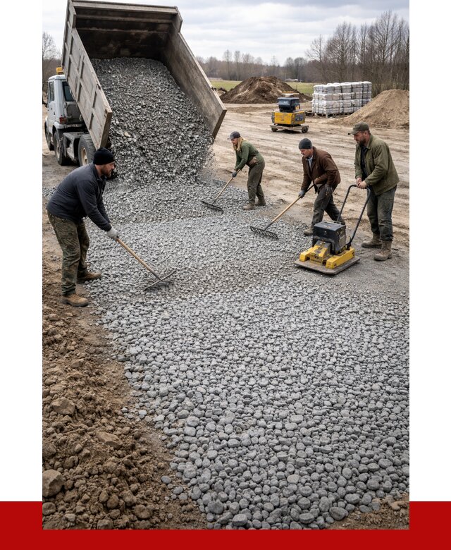 Устройство щебеночной подушки в Реже от 4929 р. ПРОНЕРУДРеж